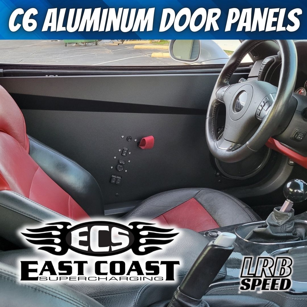 Aluminum Corvette C6 Door Panels