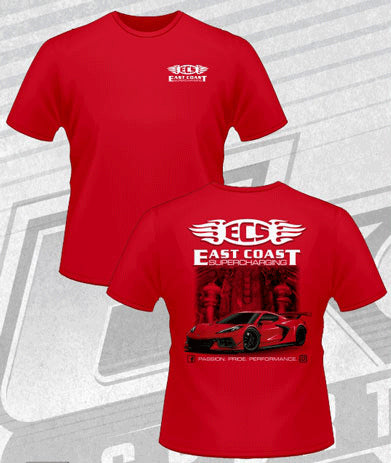 Red ECS C8 Twin Turbo T-Shirt