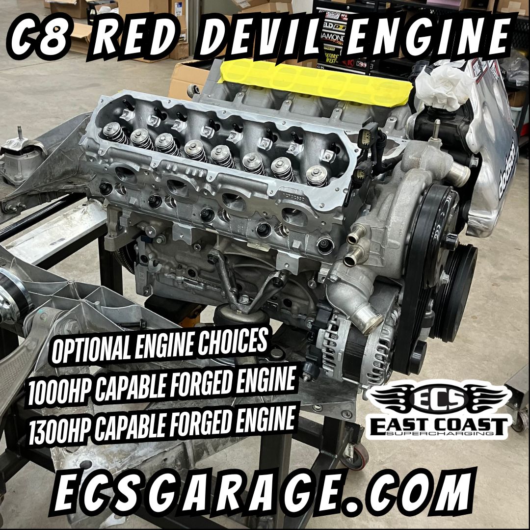 C8 Top Mount Twin Turbo System (Red Devil Package)