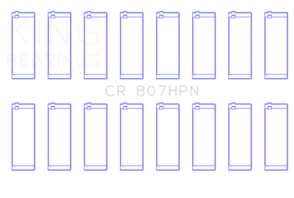 King Engine Bearings Chevy LS1/LS6/LS3 Performance Rod Bearing Set - Size STD