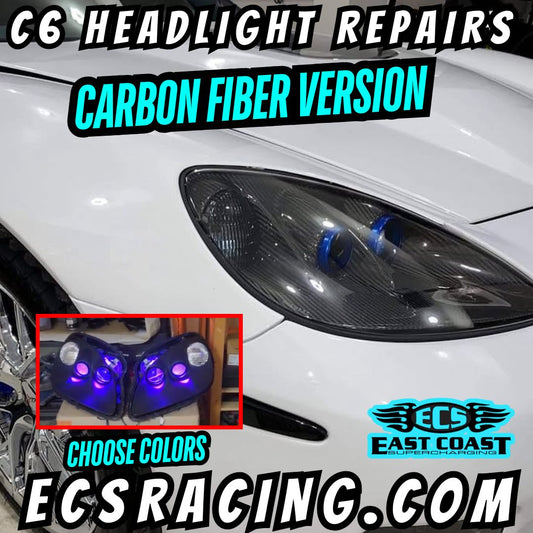 2005-2013 C6 Corvette Carbon Fiber Headlights
