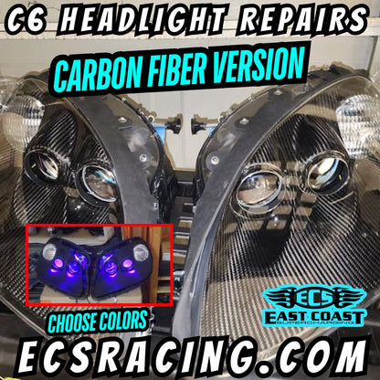 2005-2013 C6 Corvette Carbon Fiber Headlights