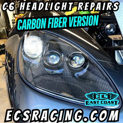 2005-2013 C6 Corvette Carbon Fiber Headlights