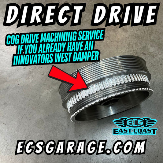 Direct Drive Innovators West Crank Damper Machining Service