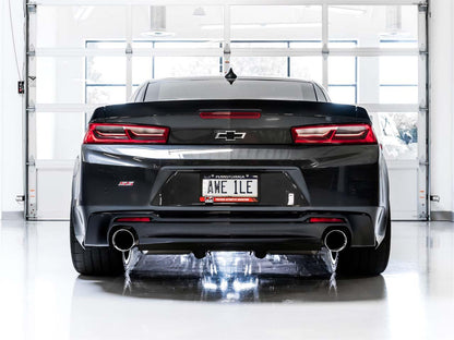 2016 - 2024 Camaro AWE Track Exhaust Dual Tip Chrome