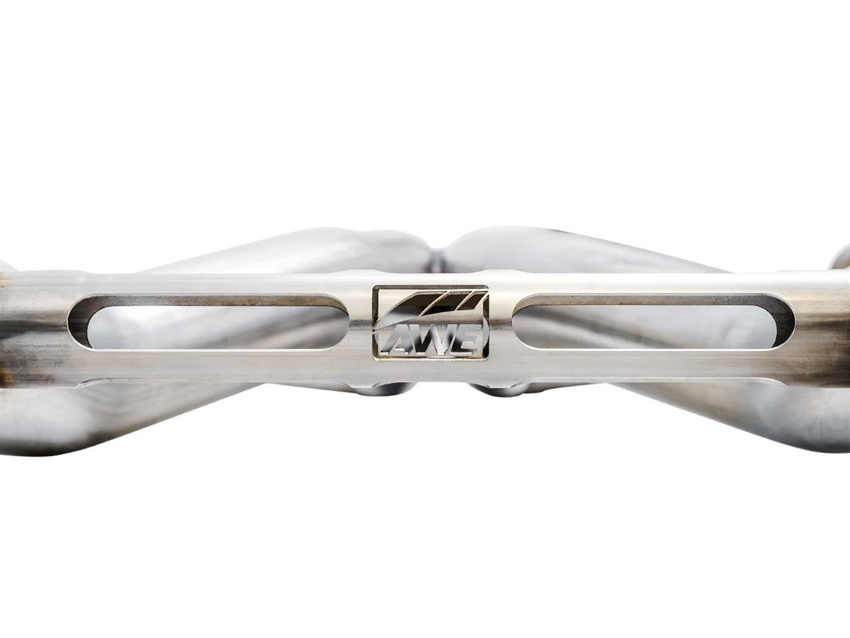 2016 - 2024 Camaro AWE Track Exhaust System Quad Tip Black
