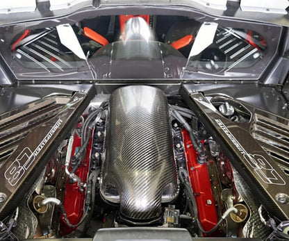 Performance Design Carbon pTR Intake Manifolds for 2020-2025 CORVETTE - 70620-01-BK